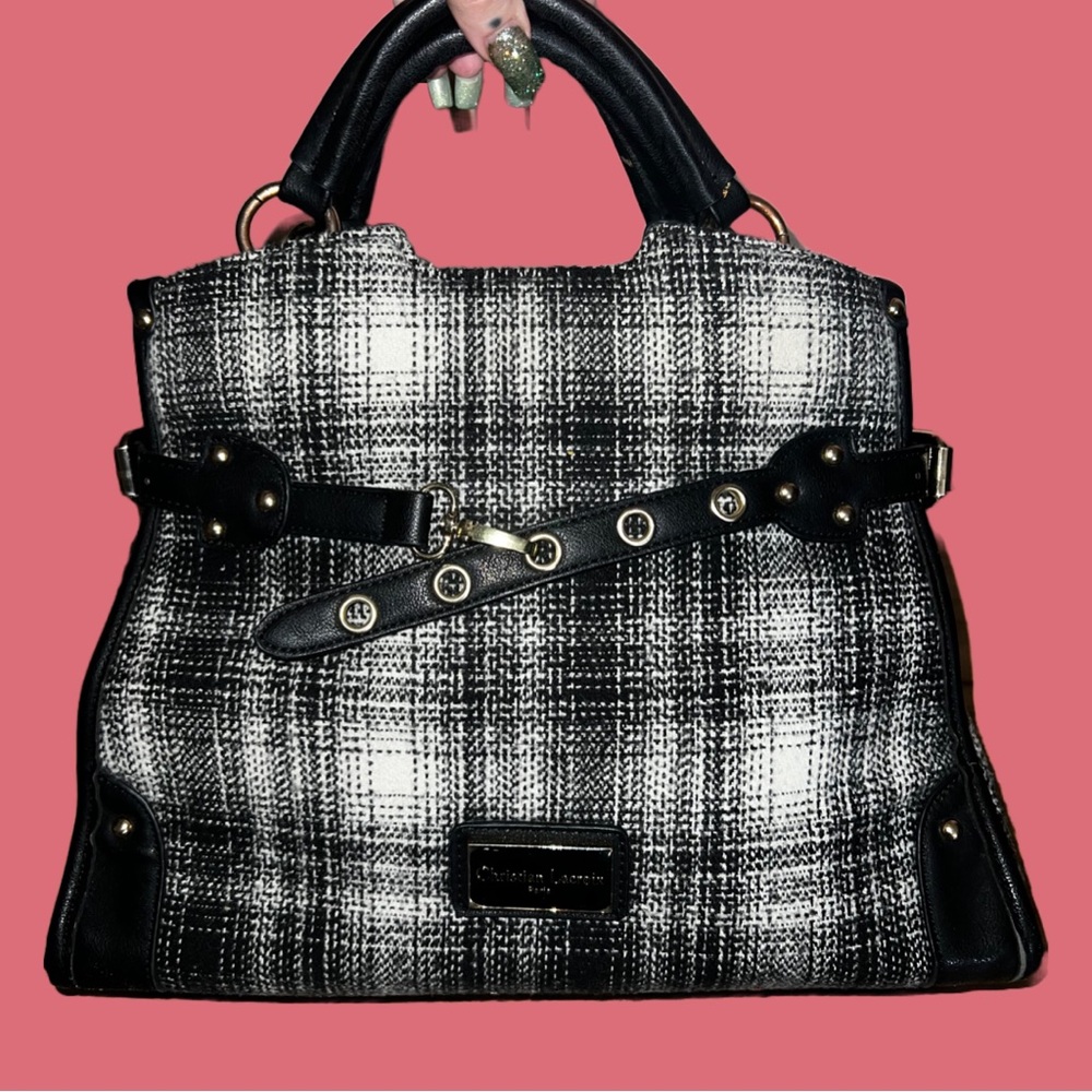 Christian LaCroix Tartan Plaid Bag ✨ - Picture 2 of 4